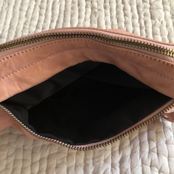 Dusk Pink Vegan Leather Wristlet - Picture 7 of 8